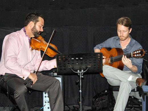 Keven Aland, violin and Jon McLaughlin