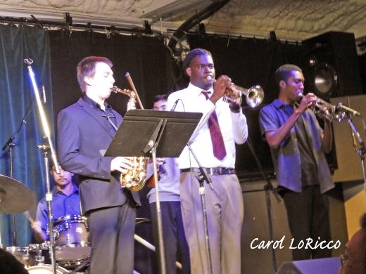 The Jazz Club Scholarship winners performing at Fogartyville Center