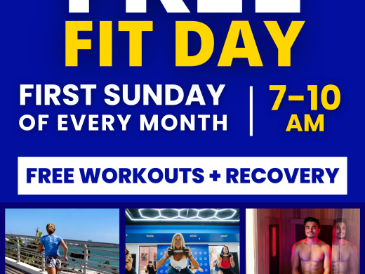 Free Fit Day at Jefferson Fit in Downtown Sarasota on the 1st Sunday of the month.