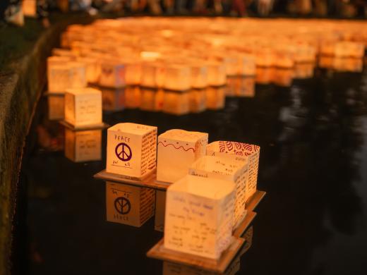 Lanterns Floating by WLF