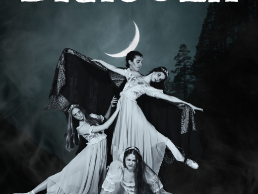 Dracula dances with three vampires