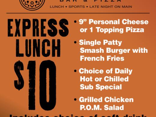 Pie On Main Express Lunch & Sub of the Day specials! Photo