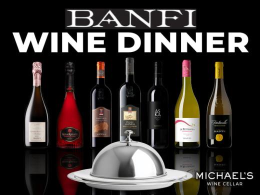 Elegant Banfi Wine Dinner Inside the Candlelit Ambiance of Michael's Wine Cellar Elegant Banfi Wine Dinner Inside the Candlelit Ambiance of Michael's Wine Cellar Photo