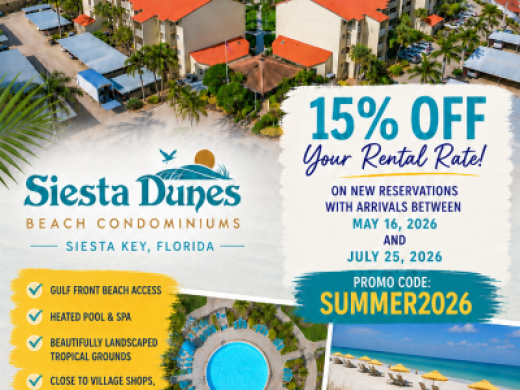 Siesta Dunes Summer Discount Photo
