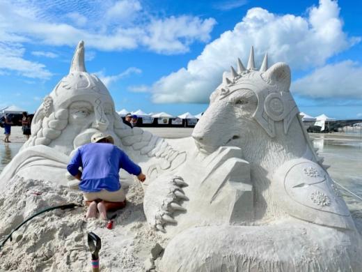 Siesta Key Crystal Classic International Sand Sculpting Festival Photo