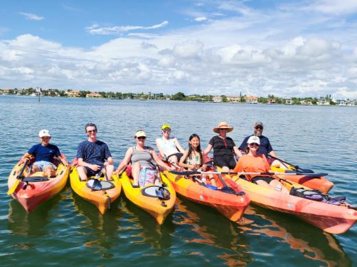 Kayaking at Ted Sperling Park with SURFIT USA - A family enjoying Ted Sperling Park on a guided kayak tour. Photo 2