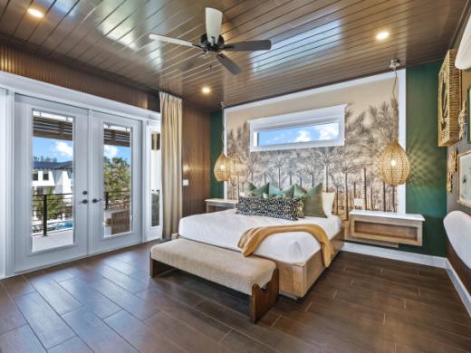 The Hideout - Master bedroom at a property on Siesta Key Photo 9