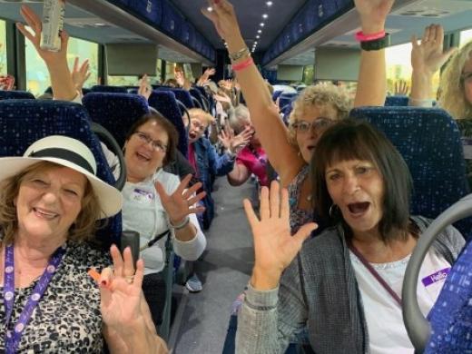 Gals on our Resale Tour - Mystery Resale Shopping Bus Tour Photo