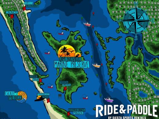 Turtle Beach Paddle Map - Rideandpaddle.com Photo 3