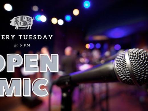 OPEN MIC Night at Stottlemyer's Smokehouse Every Tuesday at 6 PM - Join us for Open Mic Night at Stottlemyer's every Tuesday at 6PM. Bring your voice or instrument of choice (we'll provide the PA),... Photo 4
