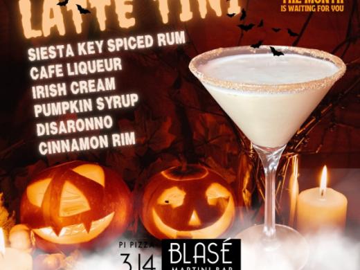 October Martini of the Month - Join us every month for a very special Martini, hand crafted with seasonal flare & taste!
October brings LATTE TINNI with Siesta Key Spiced Rum, Cafe Liqueur, Irish C... Photo 6