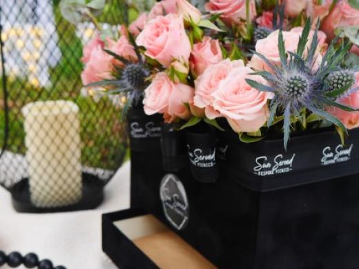 Custom Flower Box - Sun Served Bespoke Picnics serves Sarasota and surrounding areas with Luxury picnics, proposals, micro-weddings, anniversaries, room decor, flower boxes, custom gifts, breakfast... Photo 22