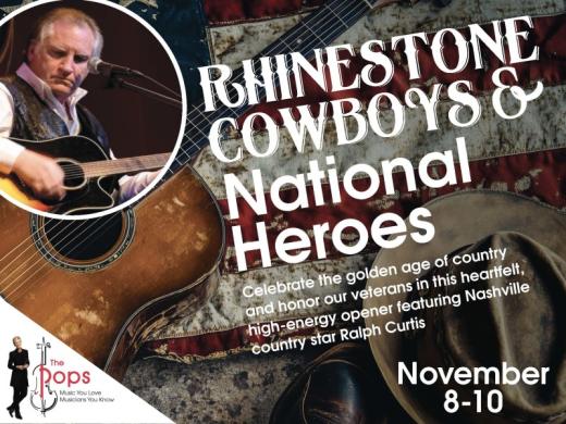 Rhinestone Cowboys and National Heroes - To kick off our 50th season, join Nashville country singer Ralph Curtis and the Pops as we bring you the golden age of country music and a patriotic salute ... Photo 8