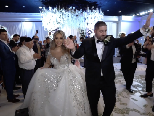 Amalfi Events Design &Decor Jewish Wedding - A Jewish wedding with a chuppah features a beautifully decorated canopy under which the marriage ceremony takes place. Symbolizing the couple's future h... Photo 3