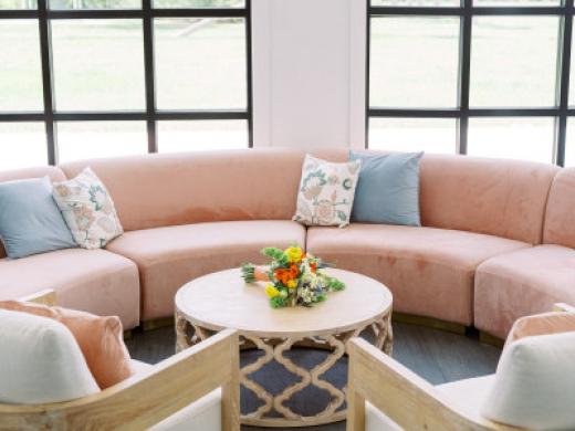 Stella Rose Sitting Area Pink Photo 2