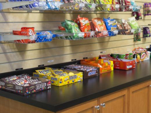 Suite Shop - Got the munchies at midnight? We're open, come on down! Located beside the welcome desk. Photo 6