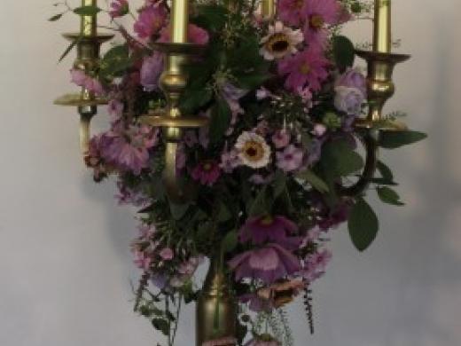 Custom Floral Candelabra - Custom floral candelabra designed for weddings, corporate events, elegant privates. Each arrangement is created to complement your venue,season, and personal style. Photo 14