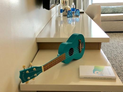 Ukulele - Guests at the Art Ovation Hotel will find ukulele's in their room. Photo 7