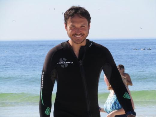 Ocean 101: How the Ocean Works at the Beach - Salt water, waves, sandy bottom, critters, currents: this is what he learned next in the Gulf. 61 degrees in late December! Photo 2