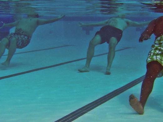 A Good Float Is Different Than You Thought! - Most men float with their feet on the bottom in shallow water. It's perfectly normal, and yes, they're floating. Photo 5