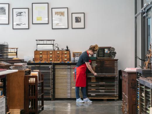 Printmaking facilities in the Makerspace Photo 5