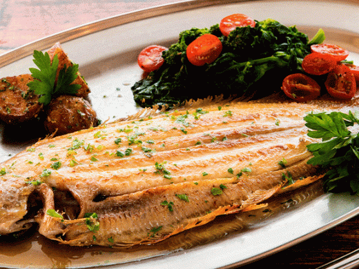 Dover Sole - Dover Sole: European True Dover Sole, grilled, and filleted table side Photo 17