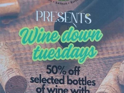 Wine down Tuesday - 50% off selected bottles of wine Photo 23
