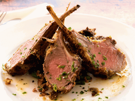 Carre di Agnello - Carre di Agnello: Dijon mustard and herb crusted rack of lamb Photo 9