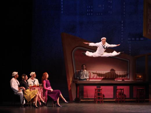 The Sarasota Ballet in Jerome Robbins' Fancy Free - Photo by Frank Atura - The Sarasota Ballet in Jerome Robbins' Fancy Free, dancer featured Alex Harrison - Photo by Frank Atura Photo 3