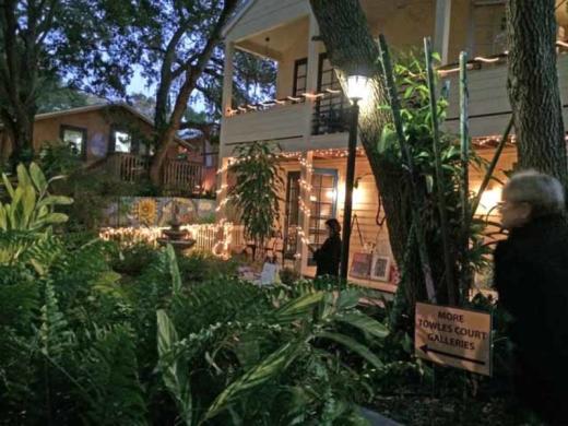 Night at Towles - View artists galley/studios in historic area and see art on the grounds and porches Photo 5