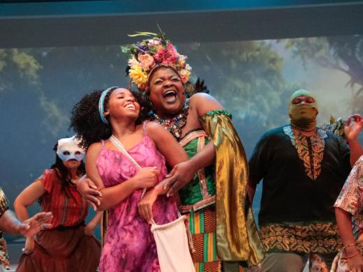 Once on this Island - WBTT's 2023 production of "Once on this Island" featuring Ilexis  Holmes (left) and Tarra Conner Jones (right). Photo 4