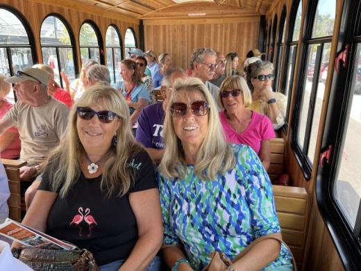 Tour Goers - Dolly The Trolley is air-conditioned and has padded seats proving a comfortable classy tour experience. Photo 4