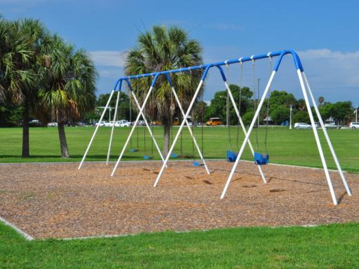 Ken Thompson Park - Playground is close to picnic areas, water fountain and restrooms. Photo 4
