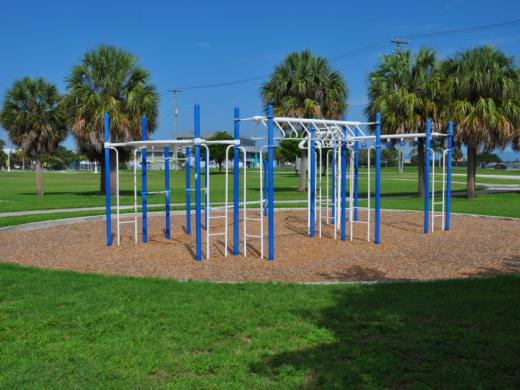 Ken Thompson Park - Playground is close to picnic areas, water fountain and restrooms. Photo 5