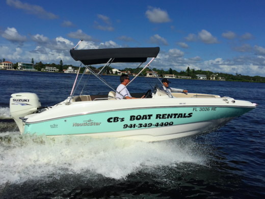 Natuic Star 19' Boat Rental - One of our many boats available for Half Day or Full Day Rental! Photo
