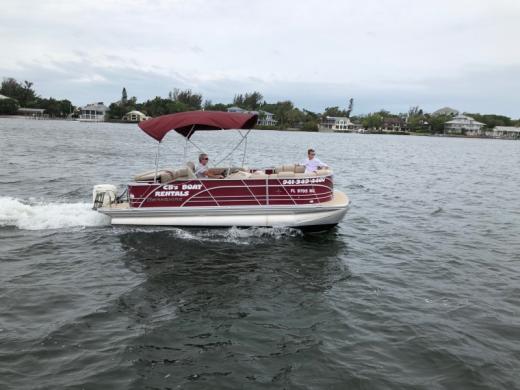 CB's Berkshire 20' Berkshire Pontoon Boat - One of our many boats available for Half Day or Full Day boat rental! Photo 3
