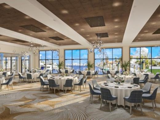 Ballroom - Our event ballroom features sweeping views of Sarasota Bay, the Downtown skyline and the Ringling Bridge just past our private harbor. Photo 4