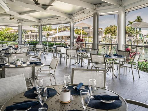 Aft Deck - Our outdoor member dining area is the perfect spot for our many beautiful Florida days. Photo 5