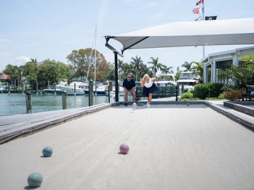 Bocce Courts - Members, guests, and reciprocal members enjoy our dockside bocce courts. Photo 7