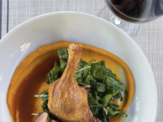 Dinner Menu - Duck Duck A L'Orange - Dinner at Cafe L'Europe Photo 4