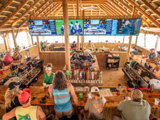 Pop's Tiki - Have you see Pop's new 4,000 square foot Tiki structure!?!  It has multiple levels of seating with an elevated bar. It is built on the former Urbanek's side of the restaurant and offer... Photo 2