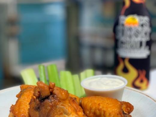 Wings - Try our Wings, "Mild to Wild"!  We offer seven styles including: Mild, Medium, Hot, Volcanic Hot, Teriyaki, Garlic or BBQ Photo 4