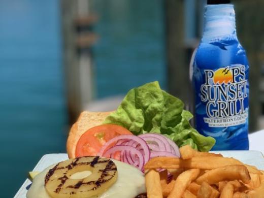 Harbour Island Bahame Mama - Our Burgers are 8oz all Beef patties cooked on the grill.  The Island Harbour Bahama Mana is topped with a slice of Pineapple and Mozzarella Cheese with mild Teriyaki S... Photo 5