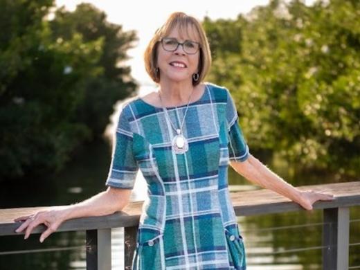 Susan on Bridge Photo