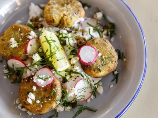 Fried Zucchini Beignets - tzatziki, feta, capers, lemon Photo 8