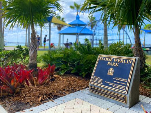 Eloise Werlin Park - Located on the eastern base of the John Ringling Causeway Bridge adjacent to Hart’s Landing. Park includes a playground, walking trails, fabric shade structures, Hart’s Lan... Photo