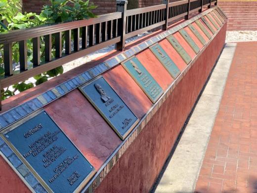Dedication Wall - Honors:  Fredd “Glossie” Atkins, Delores D. Dry, Carolyn J. Mason, Jerome Stevens, Neil Humphrey, Sr., Dorothye G Smith, Jerome Dupree, Mrs. Janie Jackson Poe, Professor Rolan... Photo