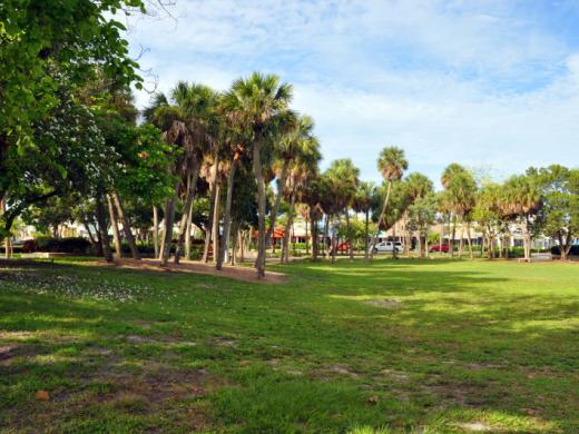 Inside the Park - Locals and visitors enjoy shopping, eating and festivals inside the park. Photo