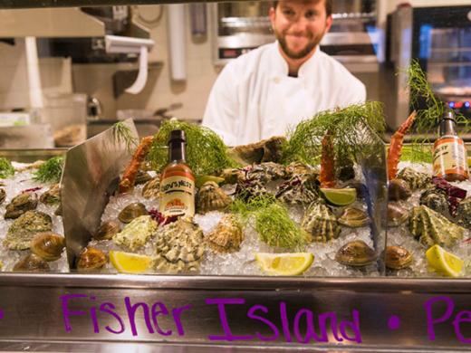 Best Seafood in Town - Raw Bar serving specialty oysters from the West & East coast as well as Gulf Oysters. 
Stone Crabs during season. Photo 2