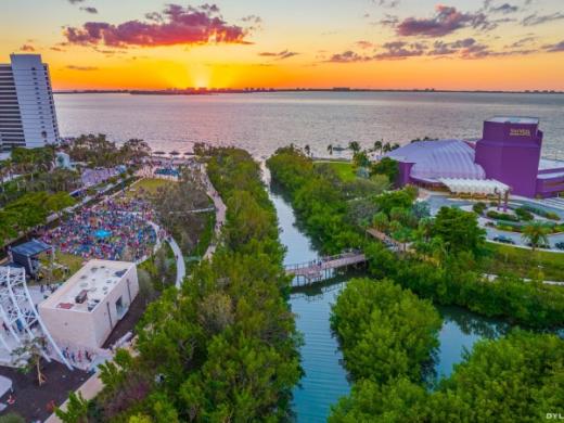 Birds Eye View of The Bay - After a decade, the community’s hopes and aspirations for a sustainable gathering place in the heart of downtown Sarasota became a reality. The first full 14 acres of ... Photo 2